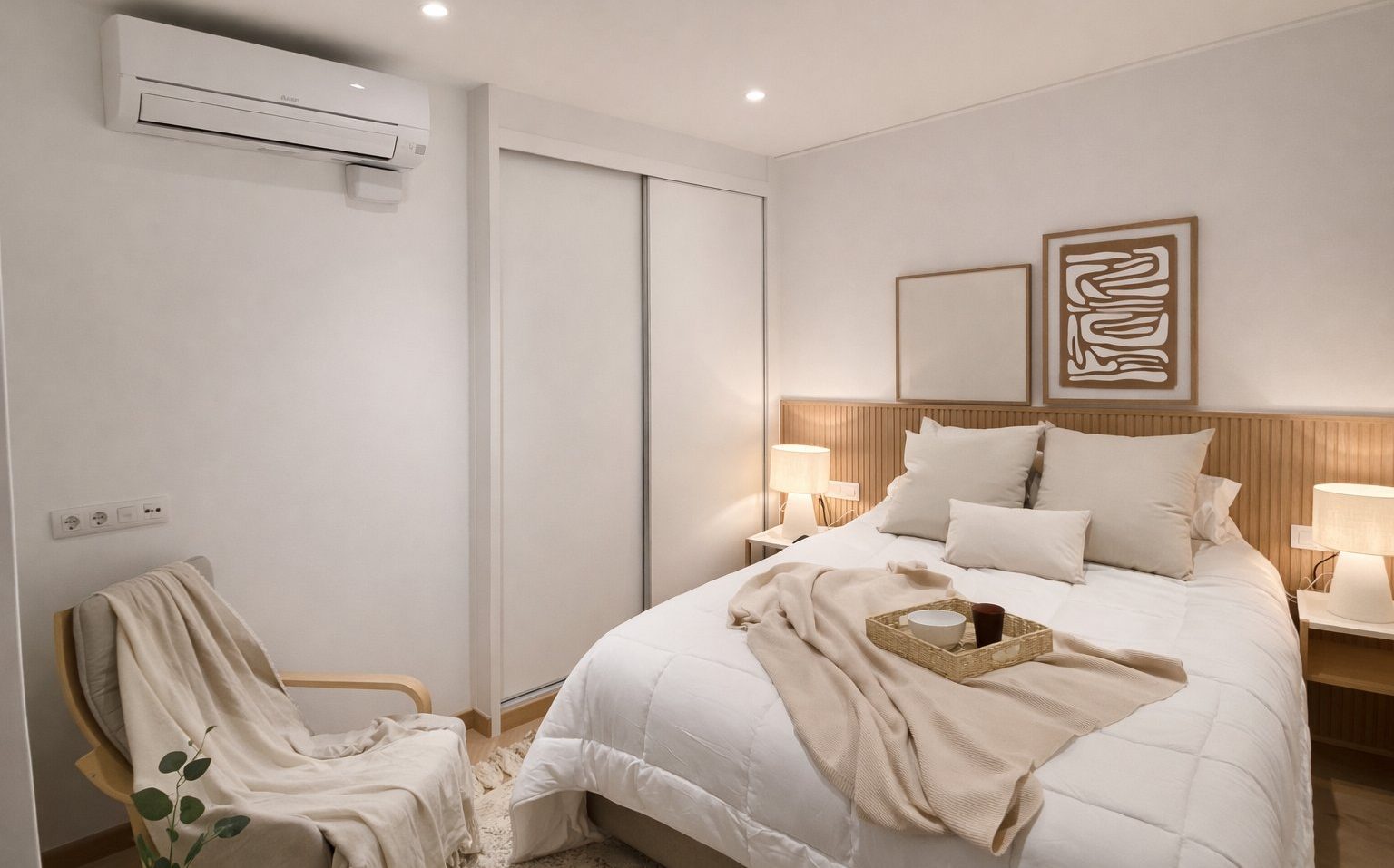Dormitorio después de la reforma